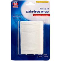 Rite Aid First Aid Pain-Free Wrap, 3 in x 2.3 yds