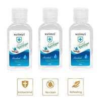 3PCS Hand Sanitizers Bulk Travel Size,Non-Rinse Disposable Hand Sanitizer Gel,Effective 99.99% Moisturizing Refreshing Hand Soap (60ML-B)