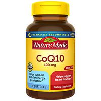 Nature Made CoQ10 100 mg Softgels, 72 Count Value Size for Heart Health† (Packaging May Vary)