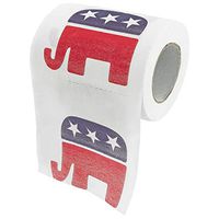 Fairly Odd Novelties Republican GOP Logo Novelty Toilet Paper