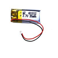 401012-30mah3.7V Polymer Lithium Battery Smart wear Bluetooth Headset self-Timer Artifact Rechargeable Battery
