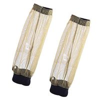 CUTICATE Foot Leg Cover Mesh Mosquito Rubber Band Netting Protector for Fishing Camping Outdoor - Army Green