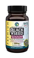 Amazing Herbs Cold-Pressed Black Seed Oil 90 Premium Softgel Capsules (3 Pack)