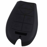 KEYGUARDZ Black Rubber Keyless Entry Remote Key Fob Skin Cover Protector