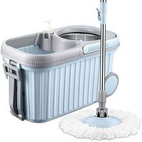 JTYX MOPS Full Automatic Mop with Bucket Rotating Household Hands-Free Washing Mop