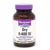BlueBonnet Dry E-400 IU Vegetable Capsules, 100 Count
