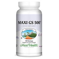 Maxi Health GS 500 - Glucosamine HCI - with Vitamin B6 - Joint Formula - 180 Capsules - Kosher