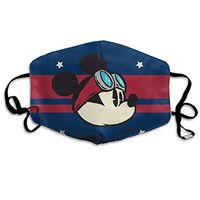 SSUJ7 Mickey Mouse Purple Men Women Adjustable Earloop Mouth Guard Anti-Dust Washable Reusable Mouth Guard for Kids Teens Adults Anti Pollution,Anti-smog