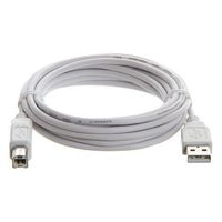 15 Foot USB 2.0 High Speed Printer / Scanner Cable - White