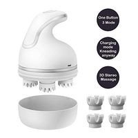 Electric Scalp Massager,Portable Head Massager Handheld with Tissue Kneading 76 Nodes Ideal for Hair Growth,Stress Release,Full Body Massage for Muscles and Back Shoulder Calf Pain