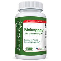 Malunggay by Mama’s Select, 120 Veggie Capsules, 100% Organic Moringa Powder Herb, Formulated for Breast Feeding Mothers, Nursing Supplement Supports Lactation, 350 mg per Capsule