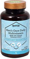 Men's Complete Once Daily Multi-Vitamin with Organic Non-GMO Ingredients and Cultured and Organic Herbs - 72 Vegetarian Tablets