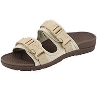 EVERHEALTH Orthotic Sandals Women Arch Support Buckle Slides Sandal for Plantar Fasciitis Outdoor Slippers