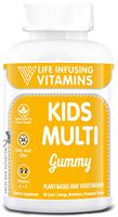 LIV Kidz Essentials Gummy, Multivitamin Gummy, Plant Based multivitamin, Vegetarian multivitamin, Halal multivitamin, Kosher multivitamin, Strawberry Flavor (90)