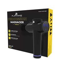 Massage Gun Personal Percussion & Vibration Handheld Massager by PlayMakar Deep Muscle Tissue Quiet Wireless Device for Pain Relief & Recovery 6 Speed Rechargeable Lightweight & Ergonomic MVP-1000
