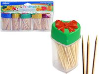 Toothpick with Heart Bottle5 pcs x150T.P, Case of 96