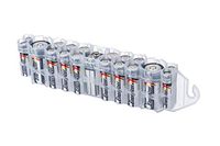 Storacell by Powerpax PBC Original Multi-Pack Battery Caddy, Clear