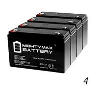 Mighty Max Battery 6V 12AH F2 SLA Battery for Power Patrol SLA0955, SLA3032-4 Pack Brand Product