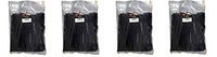 Morris 20160 Ultraviolet Nylon Cable Tie with 40-Pound Tensile Strength, 8-Inch Length, Black, 1000-Pack (4-(Pack))