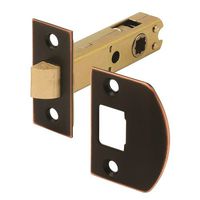 Defender Security E 2772 Passage Door Latch, 9/32 In. & 5/16 In. Square Drive, Classic Bronze