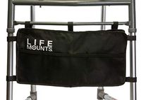 Life Mounts Walker/Rollator Organizer Bag (Black)