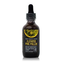 RAW Forest Foods - Elevated Pine Pollen Tincture with Stinging Nettle Root, Chen Pi and Zhi Zi (2 Ounce) - Support Endocrine System, Balance Hormones, Adaptogenic, Antioxidant and Nutrient Rich