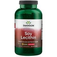 Swanson Lecithin Non-GMO 1200 Milligrams 180 Sgels