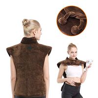 XIHAA Electric Wrap Heating Pad,Back Pain Relief Heated Vest,7.3X25.2 Inch Heating Wrap with 3 Temperature Setting Machine Washable Auto Shut Off