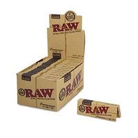 Raw Classic Connoisseur 1.25 1 1/4 Rolling Paper With Tips (24)