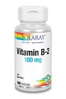 Solaray B-2 Supplement, 100 mg, 100 Count