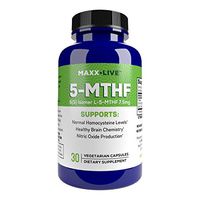 MAXX LIVE - L Methylfolate 7.5mg – Active Folate 5-MTHF, Methyl Folate Professional Strength - Immune Support, Essential Amino Acids– Vegan Gluten-Free - 30 Capsules