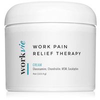 Workvie Pain Relief Cream Therapy [4oz] for Carpal Tunnel, Back Pain, Neck Pain