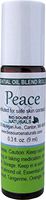 Peace Essential Oil Blend Roll On 9 ml / 0.3 Oz Aromatherapy Support with Pure Essential Oils Cedarwood, Orange, Patchouli, Tangerine, Ylang Ylang I