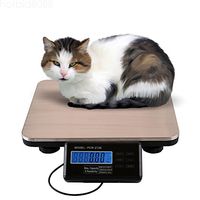 LCD Digital Platform Scales, Baby Scale Digital Pet Scale Toddler Scale Infant Scale High Accuracy Pet Scale Weight for Small to Medium Sized Animals 300KG