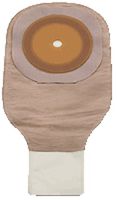 Hollister Premier One-Piece Drainable Pouch with Pre-Cut Flat Flextend Skin Barrier, One Sided ComfortWear Panel, Clamp Closure and Tape Border 1" Stoma Opening (Box of 10 Each)