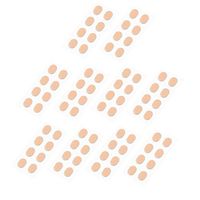 HEALLILY 10pcs Soft Foam Nose Pads Self Adhesive Eyeglass Nose Pads Anti-Slip Eyeglass Nose Pads for Glasses Sunglasses 1.5mm