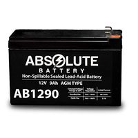 AB1290 12V 9AH Sealed Lead Acid Battery Replacement for B&B BB BP8-12