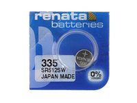 Renata 5X 335 Or SR512SW Watch Battery Swiss Made Silver Oxide 1.5 V Also SB-AB, 280-68, V335, 622
