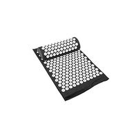 Cushion Massage Mat Acupressure Relieve Stress Back Body Pain Spike Mat Acupuncture Massage Mat with Pillow,Plum