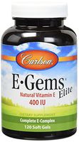 Carlson E-gems Elite 400 IU,120 Softgels