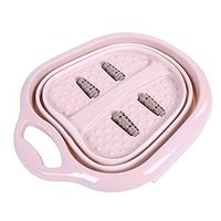 Foot Tub, Foldable Portable Foot Bucket Foot Spa Bucket Lightweight Space-Saving Foot Bath Tool(Pink)