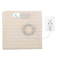 Earth and Moon Earthing Sheet – Universal half earthing sheet, grounding cord plus anti-slip sheet fastener. Silver threads for conductivity. Potential EMF and ESD protection, sleep assist, connect to