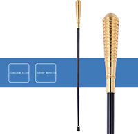 CHERRIESU Walking Stick 97 cm Premium Quality Aluminum Cone Cane for Old Men and Women Art Stick Film Props Walking Stick Gift Collection