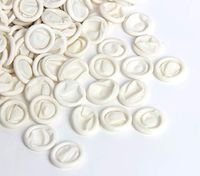 SBYURE Disposable Latex Finger Cots,300g(Approx.600pcs) Rubber Fingertips Protective Finger cots,Anti-Static for Painting, Jewelry Cleaning,Electronic Repair,Art Crafting,Industrial Apply.Medium