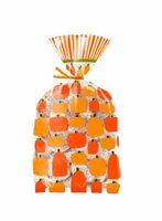 Wilton 1912-1408 Pumpkin Patch Party Bag, 20 Count
