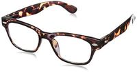 Peepers by PeeperSpecs Clark Focus Square Reading Glasses, Tortoise Original Lens, 49 mm, +1.75