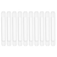 Fityle 5 Pairs(10pcs) Eyeglass Ear Cushions Temple Tips Silicone Anti Slip Glasses Ear Hook Grips - Transparent