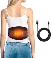 DOACT Waist Heat Belt with Pressure Belt, USB Electric Heating Pad Relief Pain for Lower Back Arthritis Strains Stiffness Lumbar Spine, Hot Compress Belly Warmer Band for Abdominal Menstrual Cramps