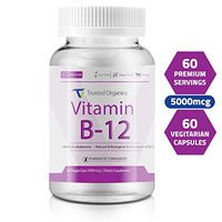 Trusted Organics Vitamin B12 methyl (Methyl Cobalamin) Most Bioactive Form 5000 mcg