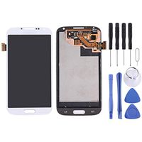 JUNXI Phone case Phone Cover LCD Display + Touch Panel for Galaxy S IV / i9500(White)+Highly Recommended